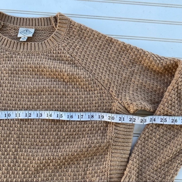Waffle knit pullover sweater Size Medium - Picture 6 of 9